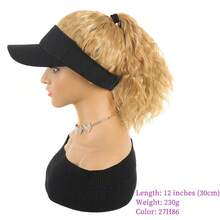 Adjustable Baseball Cap Wig With Curly Ponytail - Athletic Synthetic Wig, Suitable For All Hair Types, Can Be Used As A Hat Or Hair Extension - Multicolor - View 13