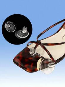 1 paire de séparateurs d'orteils en silicone transparent, coussinets de sandale tong. Protecteur d'orteils convenant pour les tongs - Multicolore - Voir 4