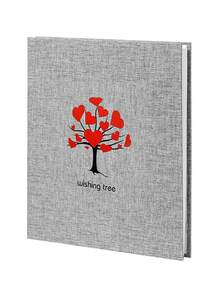 1本自粘相册，尺寸可选3x5、4x6、5x7、6x8、8x10英寸（27*24厘米），磁性剪贴簿相册，DIY，40页，亚麻封面，含DIY相册配件 - 彩色 - 查看 11