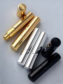 1pc 10ml Refillable Glass Perfume Spray Bottle, Aluminum Atomizer Sprayer Bottle, Mini Refillable Perfume Sprayer, Cosmetic Essence Water Storage Container, Perfume Spray Bottle, Perfume Spray Pump Box, Mini Pocket Wallet Style Perfume Spray Bottle, Refillable Perfume Dispenser Pump Transfer Tool, Valentine's Day, New Year Gift, Exquisite Creative Gift, Ramadan Gift - Multicolor - View 5