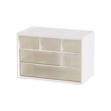 1pc Transparent Plastic Desktop Storage Box With Drawers - Large Capacity Multifunctional Storage Box For Office Supplies, Cosmetics And Bathroom Items. The Lightweight Design Makes It An Ideal Choice For Home Or Office. Desktop Storage Box - Bedroom Decor - Bedroom Storage - Bathroom Storage Box - Drawer-Style Storage Box. - Multicolor - View 10