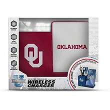 Prime Brands Group NCAA Organizador de computadora de Carga inalámbrica - Naranja Coral - Ver 3