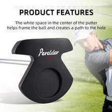 WUDAY Low Center-Of-Gravity Golf Putter, Anti-Slip Handle And Alignment Line, Cast The Stainless Steel Shaft, High Quality Material Design - Black - View 5