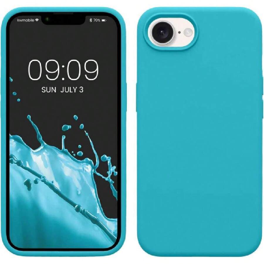 Carcasa Compatible con Apple 16e Funda - Case TPU y Silicona antigolpes - Apto Carga inalámbrica - Glaciar Cool,37522776 - Rojo violeta - Ver 1