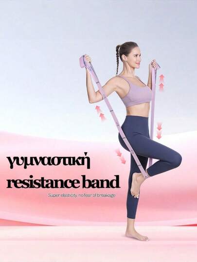 1 Bộ Dây Co Giãn Kháng Lực Phân Đoạn Chuyên Nghiệp - Thích hợp cho Thể dục dụng cụ, Thể hình, Yoga, Múa ba lê, Pilates và Khiêu vũ, Dây đàn hồi tập thể dục để định hình cơ thể và tăng cường sức mạnh.