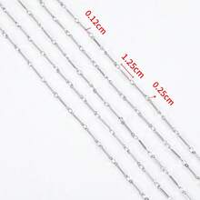 1m Fashionable Stainless Steel Bar S-Shaped Chain, Gold Embossed Curved Twisted Bar Chain, Suitable For DIY Necklace, Bracelet, Jewelry Making - Chain - View 15