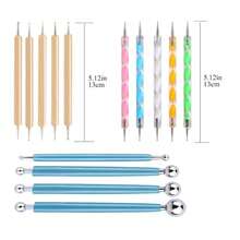 14支装点状工具圆珠笔，点状工具套装，适用于岩石彩绘、黏土模型、美甲 - 彩色 - 查看 2