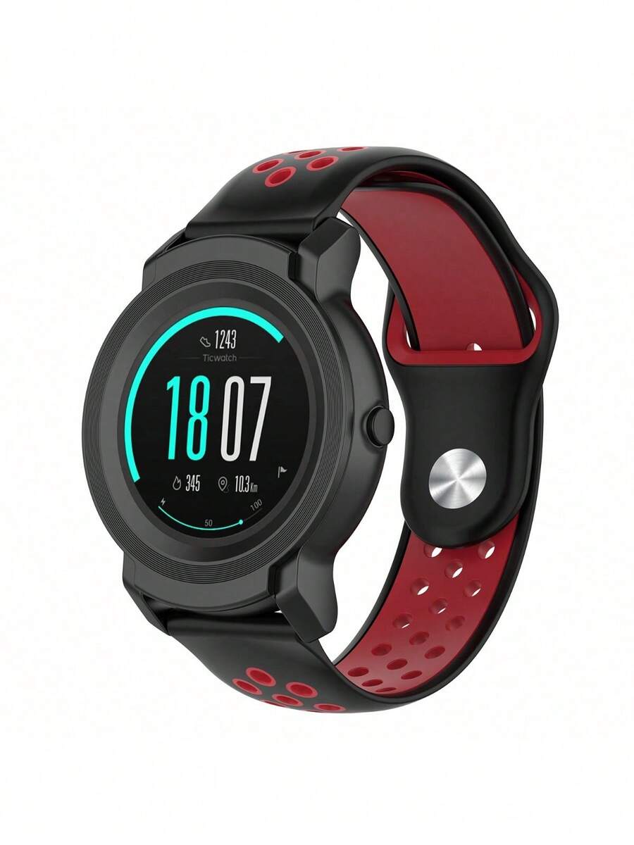 SMART WATCH MX Correa Silicón Deportiva para AmazFit GTR 3, AmazFit GTR 3 pro, AmazFit GTR 2e, AmazFit GTR 2, AmazFit GTR 47mm, AmazFit Pace - Negro - Ver 1