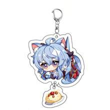 Acrylic Keychain Wendy, Klee, Mona, Sucrose Anime Peripheral Collection Toy Small Gift Backpack Pendant Ornament - Multicolor - View 8