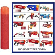 120 Paquetes de Dardos de Recarga 9.5cm Dardos de Espuma Compatible con Mega Guns Dardos de Juguete de Espuma para Regalo de Cumpleaños para Niños - 60 piezas - Ver 4