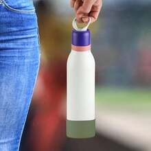 2 botas de silicona para botella de agua   Twist de 24 onzas, funda protectora antideslizante aplicable para   Twist - 2+2 Verde militar - Ver 5