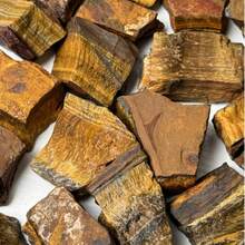 Natural Yellow Tiger's Eye Stone Chips - Aquarium Filler, Potted Plant & Fish Tank Decor, Jewelry Making, Decoration, Garden, Fountain, Other DIY Projects, Holiday Gifts