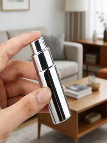 1pc 10ml Refillable Glass Perfume Spray Bottle, Aluminum Atomizer Sprayer Bottle, Mini Refillable Perfume Sprayer, Cosmetic Essence Water Storage Container, Perfume Spray Bottle, Perfume Spray Pump Box, Mini Pocket Wallet Style Perfume Spray Bottle, Refillable Perfume Dispenser Pump Transfer Tool, Valentine's Day, New Year Gift, Exquisite Creative Gift, Ramadan Gift - Multicolor - View 7