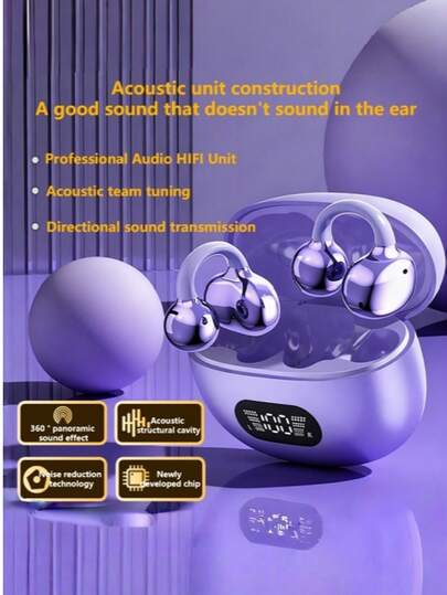  WoSD 2025 新款 TWS 无线耳机 - 无与伦比的真无线自由、符合人体工程学的舒适佩戴体验、杜比低音、ACC 立体声 Hi-Fi 通话音质 - 安卓用户、运动爱好者和音乐爱好者的理想之选！