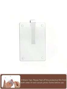 Vertical Sun Visor Photo Clip (Suitable For Film), Personalized DIY Photo, Car Decor, Couple Photo, Pet Memorial Photo Frame Clip - White [suitable for  Photo Paper Without Cutting] - View 9