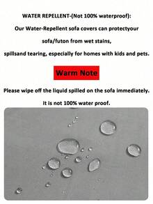 1件装牛奶丝防水浴缸沙发套，纯色高弹全覆盖扶手椅沙发套，家用及网吧防尘罩，轻薄纯色沙发套，易于清洁 - 彩色 - 查看 6