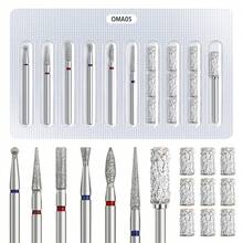 Russian-Style Edge Prep Emery Nail Drill Bits Set, Professional Manicure Tool Kit For Fast Gel Nail Removal, Cuticle Trimming, Dead Skin Exfoliation And Nail Surface Polishing - Multicolor - View 8