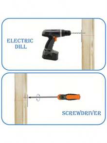 20pcs Stainless Straight Bracket (0.6*1.4 Inch) Flat Straight Braces, Metal Fixed Connecting Plate, Can Be Used To Repair Furniture, Bookcase, Table, Chair Legs, Beds Etc. With 40pcs Screws - Multicolor - View 8