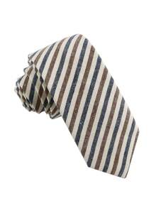 ZLQ&GOU 1条彩虹条纹男士领带，6厘米，适合秋冬季休闲聚会和领带搭配。 - 彩色 - 查看 11