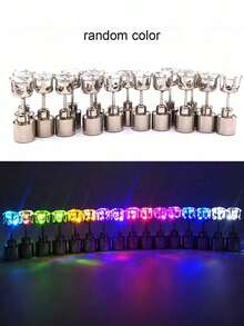 2 Đôi Bông Tai LED Phát Sáng Thời Trang Dành Cho Cặp Đôi, Bông Tai Hình Vương Miện Kim Cương Lấp Lánh, Phù Hợp Cho Cả Nam và Nữ, Trang Sức LED Phát Sáng Thích Hợp Cho Tiệc Tùng, Đám Cưới, Sinh Nhật, Giải Trí Về Đêm, Vũ Trường, Lễ Hội, Kỷ Niệm Cưới - Nhiều màu - Xem 11