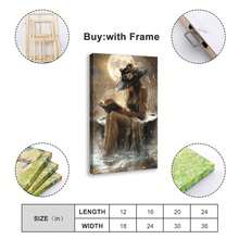 1 Pieza de Pintura Decorativa enmarcada [2D Plana] Bruja Gótica Bajo la Luz de la Luna Arte de Pared en Lienzo - Elegante Bruja con Sombrero de Flores - Decoración de Marco Listo para Colgar, Adecuado para Sala de Estar, Oficina, Cumpleaños, Día de la Madre, Halloween - Regalo de Decoración de Hogar Sospechoso, Adecuado para Mujeres, Mamás, Amantes de los Libros - Decoración de Bruja Clásica Moderna, Obra de Arte Misteriosa, Ilustraciones Detalladas, Regalo para Amantes de los Libros Listo para Colgar sin Instalación - perfecto para cualquier habitación. Elija entreúltiples tamaños para añadir un toque alegre a su sala de estar, dormitorio, baño, estudio, pasillo o oficina. - Multicolor - Ver 4