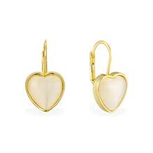 Collar de cadena de caja de piedra ojo de gato en forma de corazón geométrico, estilo europeo y americano, minimalista, amarillo desnudo, conjunto de collar de bloque de color para mujeres - Collar de oro rosa - Ver 7