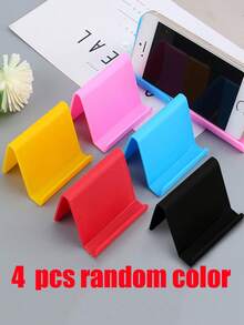 2/4/8-częściowy kreatywny plastikowy uchwyt na telefon, odpowiedni do telefonów o różnych rozmiarach, wygodne korzystanie z telefonu, wielofunkcyjny przenośny stojak na telefon, stojak na tablet - Wielokolorowe - Zobacz 12