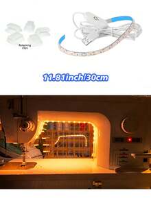 1PC Sewing Machine Special LED Strip Light Warm Light/ White Light Self-Adhesive Cuttable USB Powered For Sewing Machine Cabinet Table - Sewing Machine Light Strip - View 10