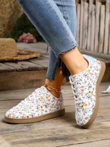 Giày thể thao nữ phong cách retro, giày chạy bộ đế bằng, giày đế cao su, giày thể thao đế xuồng, giày màu hồng với đế ngoài bằng cao su mang đến phong cách vượt thời gian, sự thoải mái tối đa, là lựa chọn thiết yếu cho phái đẹp. - Đỏ - Xem 3