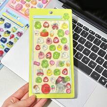 1PC Youyou Family Relief Crystal Stickers, Reward Cartoon Stickers, Mobile Phone Decoration Stickers, Refrigerator Decoration Stickers - Multicolor - View 8