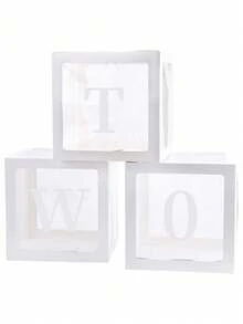 Hộp chữ trong suốt trang trí tiệc mừng em bé, hộp bóng bay tên tùy chỉnh cho sinh nhật, đám cưới, trang trí tiệc sinh nhật, tiết lộ giới tính, hộp trong suốt lớn, phông nền trang trí sinh nhật, trang trí tiệc lễ hội, trang trí nhà cửa, trang trí lò sưởi, hộp quà mừng em bé, đạo cụ chụp ảnh phông nền. - trắng - Xem 12