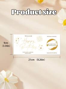 1/3pcs Personalized Birthday Scratch Cards, Special Birthday Surprise Scratch Cards, Customizable Text, Suitable For Holiday Party Decoration, Home Decor, Daily Use, Can Be Given As A Customized Birthday Gift To Family And Friends, Customized Decorations - Multicolor - View 6