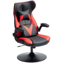 Vinsetto Gaming Chair With Rocking Function, Ergonomic Computer Chair, Height-Adjustable Office Chair, Swivel Office Chair With Head And Lumbar Cushions, Load Capacity Up To 120 Kg, Black And Red - Black - View 9