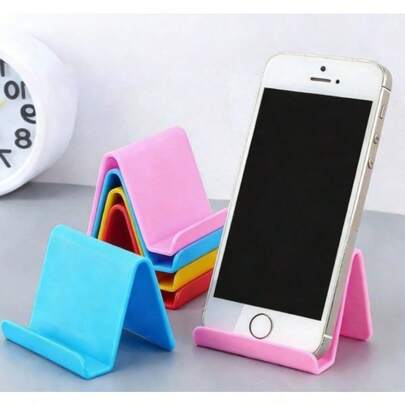 Random Color Portable Mini Desktop Phone Stand, Universal Candy Phone Accessory Portable Mini Desktop Stand, Suitable For IPhone And  Phone Desktop Stand, Accessories Included.