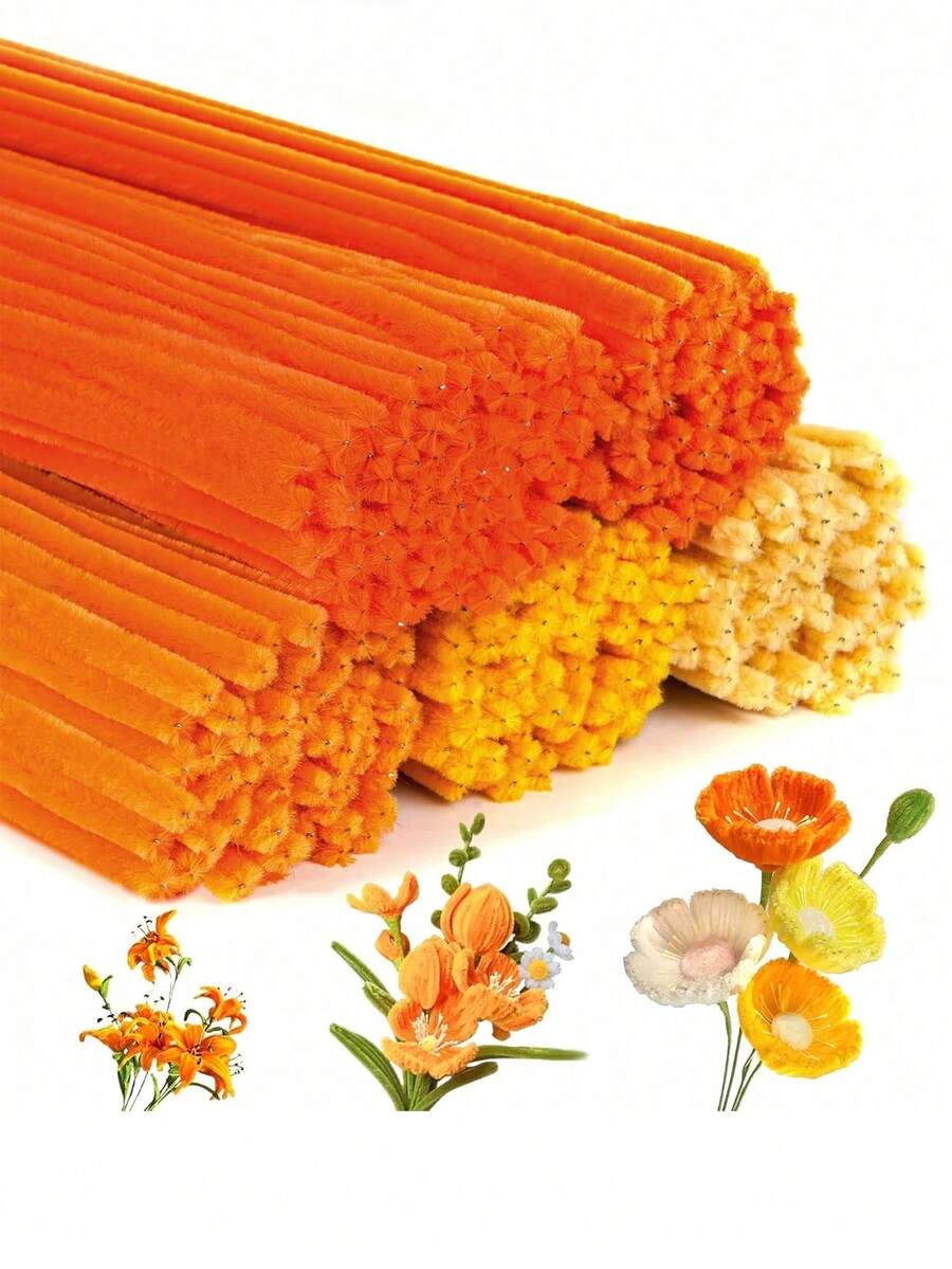 100/500 sợi dây nhung màu cam, 5 màu khác nhau, dài 30cm, chất liệu nhung mềm mại dùng trong thủ công mỹ nghệ, vật liệu tự làm đồ thủ công, trang trí nghệ thuật sáng tạo, làm đồ thủ công tự làm, gói quà, trang trí tiệc lễ hội, quà tốt nghiệp. - Nhiều màu - Xem 1