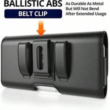 CSFunda para Samsung Galaxy S25 S24 S23 S22 S21 S20 S10 S9 no Plus o Ultra Funda de piel con clip para cinturon soporte para tarjetas bolsa de cierre magnetico (se adapta a funda - Grande - Ver 5