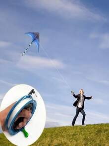 High-Quality Handheld Kite Line Reel With Plastic Winder, Perfect For Outdoor Flying - Multicolor - View 10