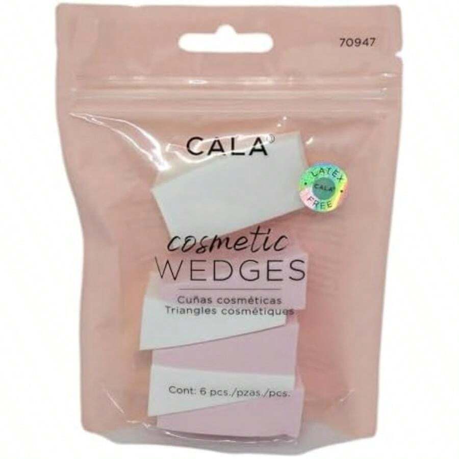 CALA - esponjas cosméticas redondas()(Triangulares 6 piezas) - Multicolor - Ver 1