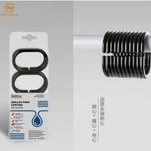 Anillo de cortina de ducha - Negro - Ver 2