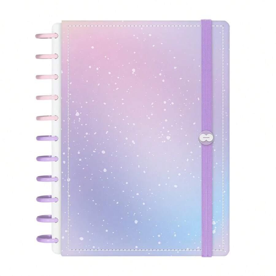 Iscool Smart Disc Notebook, 140 Sheets, Color Flakes, M+ G+ - G+ (20 x 27,5 cm) - Ver 1