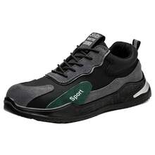 Old Butler Safety Shoes For Men, Breathable Steel Toe, Anti-Smash, Anti-Puncture Work Shoes, Durable Lightweight Construction Site Safety Shoes For Women, Elegant Women's Shoes - 248鋼包頭防砸防刺 - 查看 12