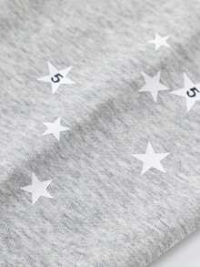 Spiderweb Print Hip-Hop Style Hooded Sweatshirt Set, Street Casual Loose Hooded Sweatshirt Set - Xám - Xem 6