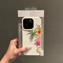 Funda de teléfono: diseño de patrón de lichi blanco, flores de verano, palmera y estrella de mar, funda de teléfono adecuada para Galaxy A02 A03S A04 A05S A06 A13 A14 A15 A16 5G A21S, funda de teléfono transparente de dibujos animados, anti-caída, cobertura completa A22 A23 A24 A25 A32 A34 A35 A50 A52 A53 A54 - Estilo 1 (1 pieza) - Ver 6
