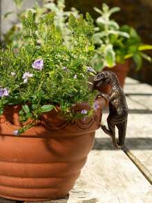 1 chậu cây cảnh/trang trí treo hình rùa/khủng long bằng nhựa dùng ngoài trời. - Nhiều màu - Xem 6