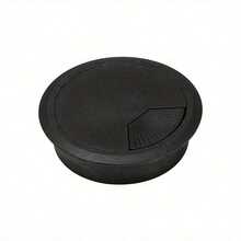 4pcs 60mm Plastic Desktop Cable Grommet Covers, Round Cable Management Grommets For Computer Desks