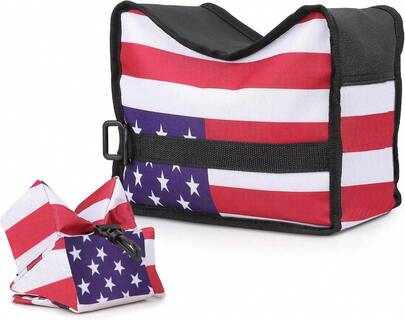 .Com : Twod Shooting Rest Bags,US Flag Front And Rear Bag With Durable Construction And Water Resistance For Outdoor, Range And Hunting : Spor &Amp; Outdoors