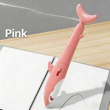 新款鲨鱼水枪笔，圆珠笔，恶作剧玩具，减压玩具，趣味礼物，喷水玩具，搞笑减压玩具 - 彩色 - 查看 10