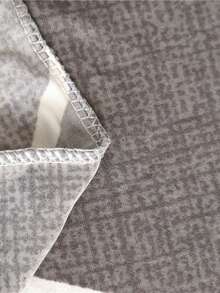 Armless Geometric Patterned Sofa Bed Cover With Elastic All Inclusive Polyester Fiber Sofa Cover, Knitted Milk Silk, Suitable For All Seasons