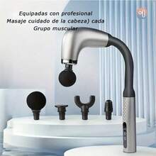Ergonómico para mejorar la comodidad para tratar todos los grupos musculares. La larga duración de la batería garantiza un uso prolongado. Los golpes profundos de los tejidos pueden aliviar la fatiga después del ejercicio. Su diseño compacto es ideal para la recuperación después del entrenamiento y la relajación diaria. - Multicolor - Ver 2