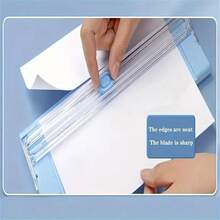 1Pc/2Pcs Portable A3/A4 Paper Cutter, Easily And Perfectly Cut Paper Every Time! (Tool Head/Outer Packaging Color Random), Back To School Essential, Thanksgiving, Birthday, Valentine's Day, Anniversary, Decorative Creative Gift, Party, Wedding, Easter, Mother's Day - Multicolor - View 8